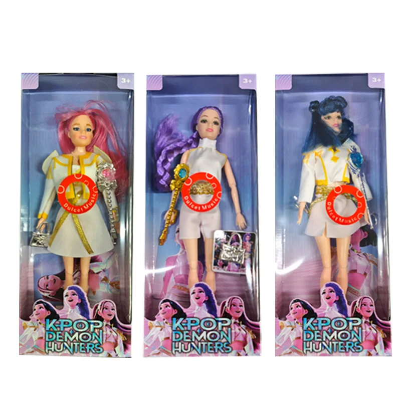 2025 NIEUWE Hot Prachtig Vormige Anime 30 CM K-Pop Demon Hunters Pop Vinyl Speelgoed Rumi Mira Zoey Verjaardag verrassing Cadeau Voor Meisjes