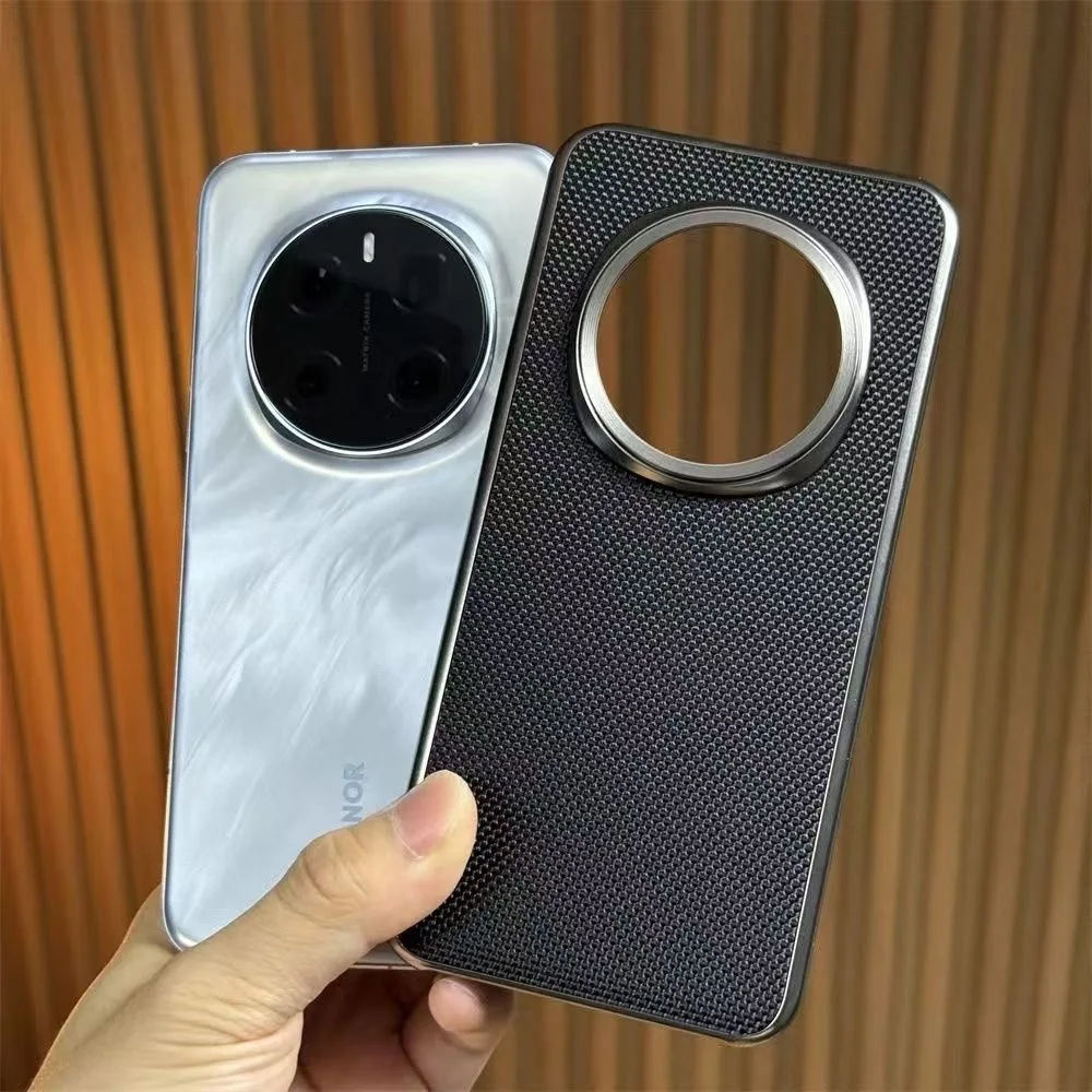 Fall Für Honor Magie 7 Pro Magie 7 5G Nylon Muster Kamera schutz Ein Große Loch Shell Fall Für honor Magie 7 Pro Stoßstange