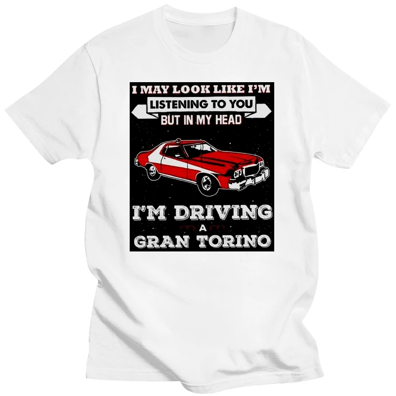 Printed camiseta I May Look Like Gran Torino Starsky And Hutch Men's T-Shirt 100% cotton women tee shirt