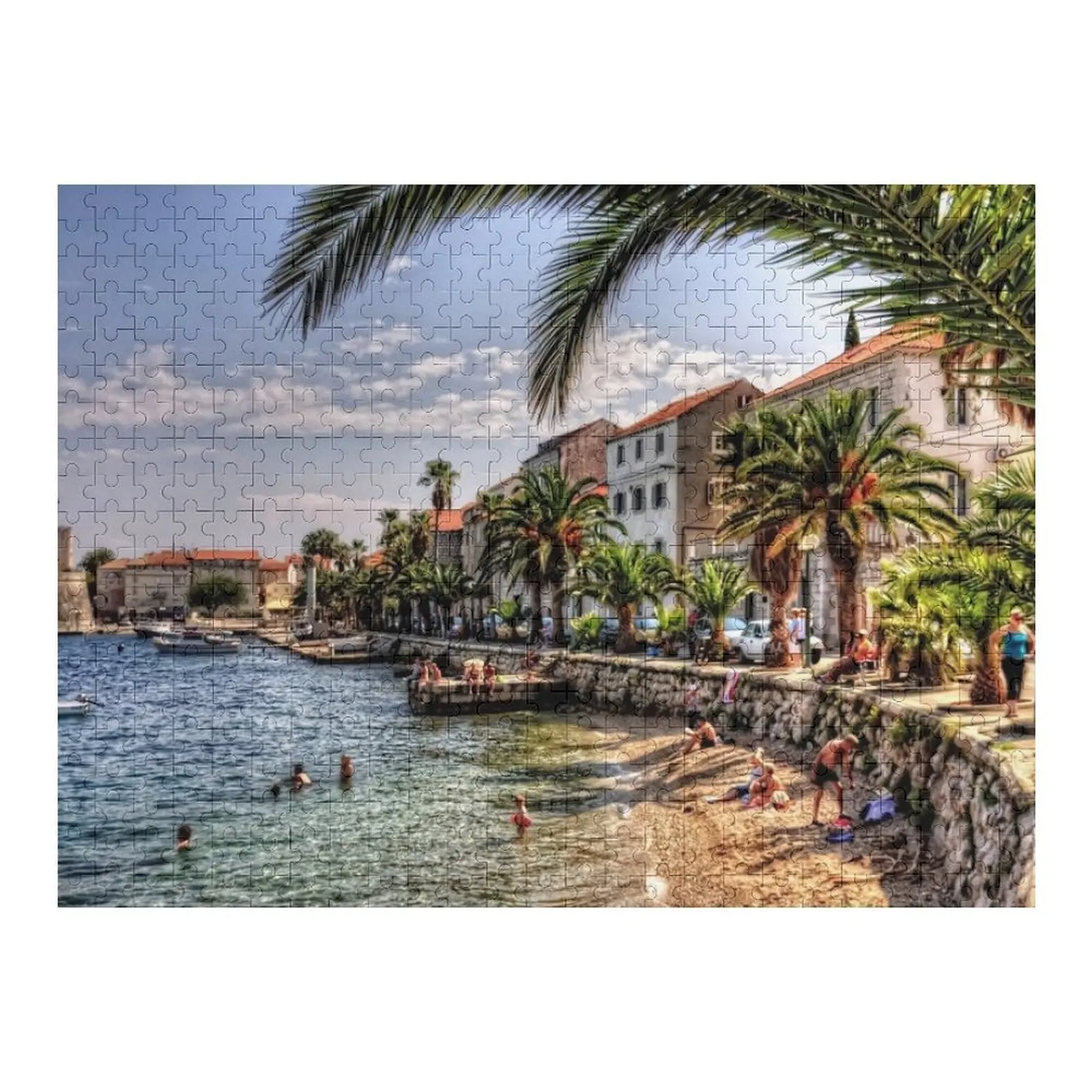 

Swimming in Korula Bay Jigsaw Puzzle Toys For Children Custom Name Child Toy Wooden Animal Puzzle