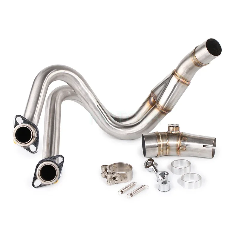 

Motorcycle Exhaust ER6F Front Full System ER6N Versys 650 Z650 Manifold Slip-on Modified Silencer Ninja 650 Muffler Header