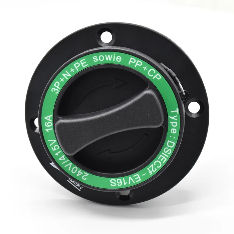 Type 2 32A Electric Vehicle Electrical Connector Male IEC 62196-2 EV Socket Connector