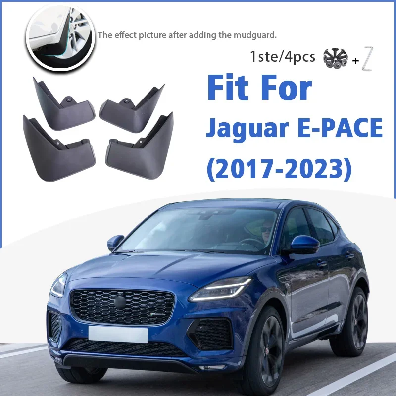 

For Jaguar E-PACE 2017 2018 2019-2023 E PACE Mud Flap Guards Splash Mudguard Fender Mudflaps Car Accessories Front Rear 4pcs