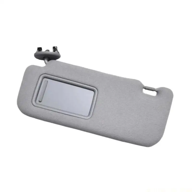 J0MA Automotive Sunvisor With Easy Installation Heat Deflecting Fabric Illuminated Cosmetic Mirror Enhancing Driving Safety