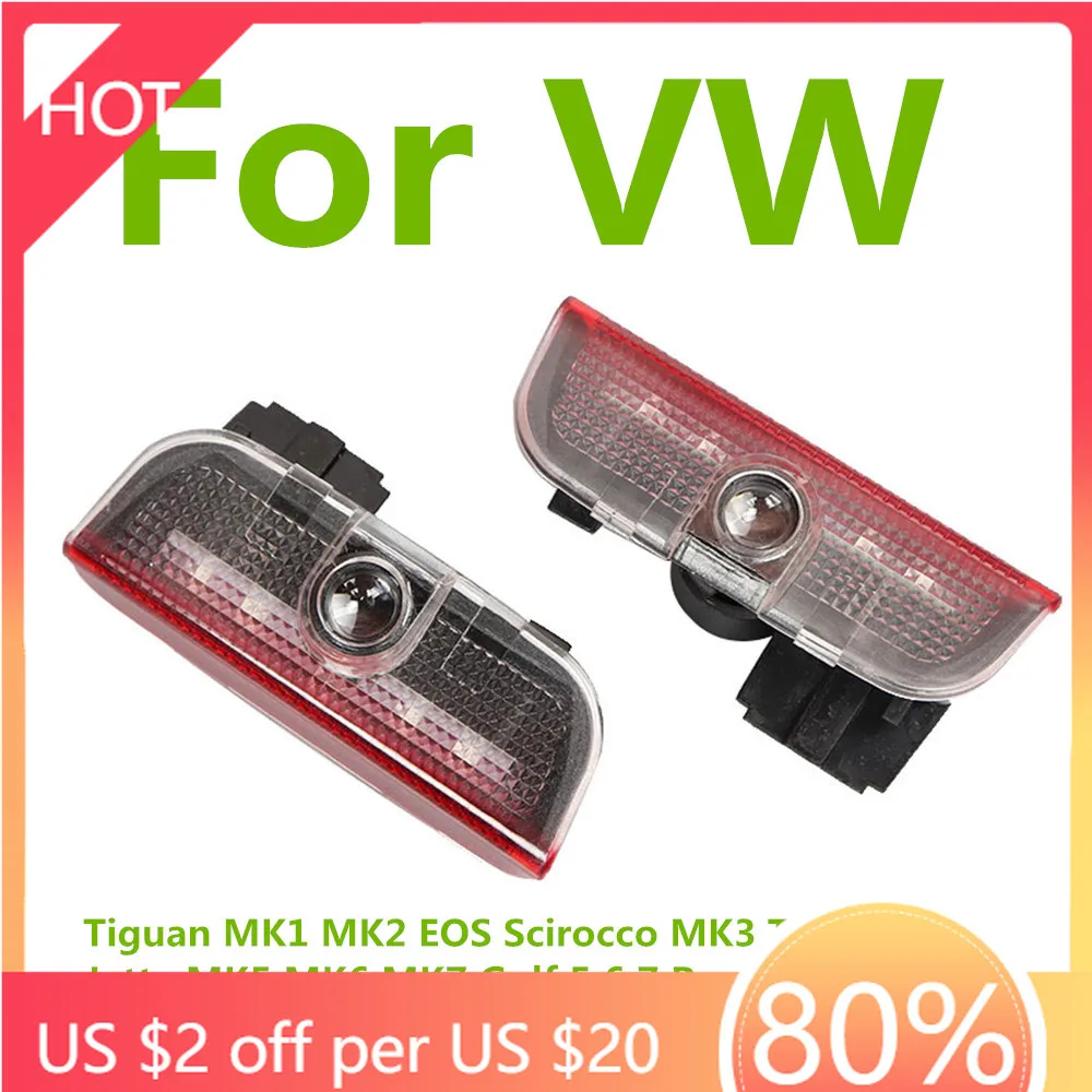 

Гольф 3 4 MK3 MK4 2026 Горячий для VW VOLKSWAGEN 2X Для VW Touareg 7P Golf 5 6 7 Jetta MK6 MK7 R Passat B6 B7 B8 B9 Светодиодный декор автомобиля