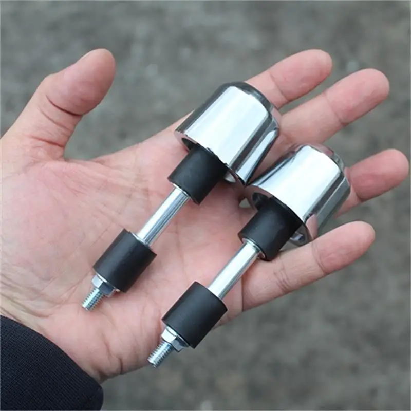 2PCS Motorcycle Hand Grips Bar End Plug Moto Handlebar Caps For Haojue Suzuki EN125-2A EN125 EN150 HJ150 GZ150-A EN 125 150