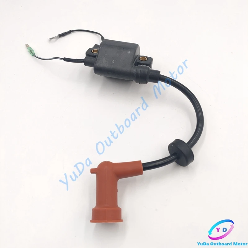 Boat Engine Ignition Coil Assy For Yamaha Outboard Motor 2 Stroke 2HP 3HP 4HP 5HP 9.9HP 13.5HP 15HP 20HP 25HP 30HP 40HP 50HP 60H