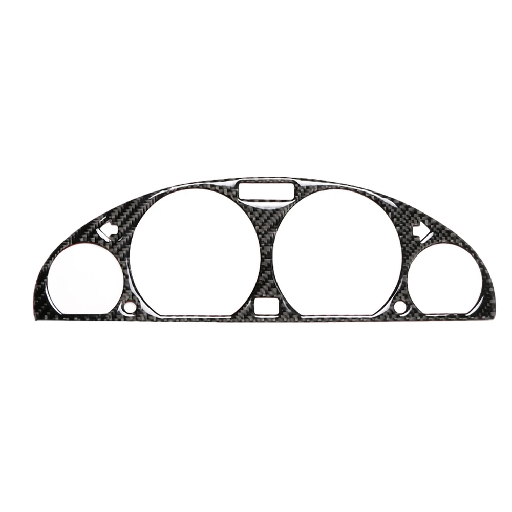 for 3 E46 M3 1998-2005 Carbon Fiber Internal Instrument Panel Decorative Frame Dashboard Cover Stickers