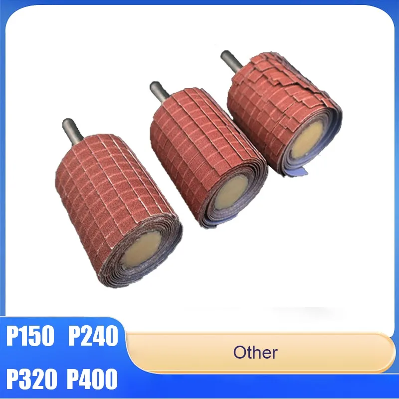 

6mm Handle, Sand Cloth Wire Wheel P150 P240 P320 P400 Abrasive Tool, Cloth Rust Removal, Polishing, Grinding, Grinding Head