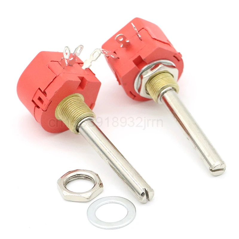 2 Stück w1 wx118 abk Draht potentiometer 2w 1k 2k 5k 10k rot