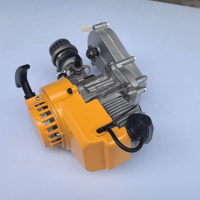 49CC Two Stroke  Engine For Mini Pocket Bike Use 44 To 6 Mixed Fuel Equipped With T8F Drive Chain Complete