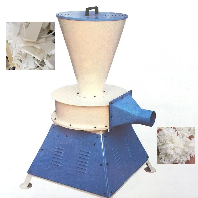 Small Multi-function Automatic Vertical Latex Sponge Foam Board Crusher Sponge Recycling Processing Equipment