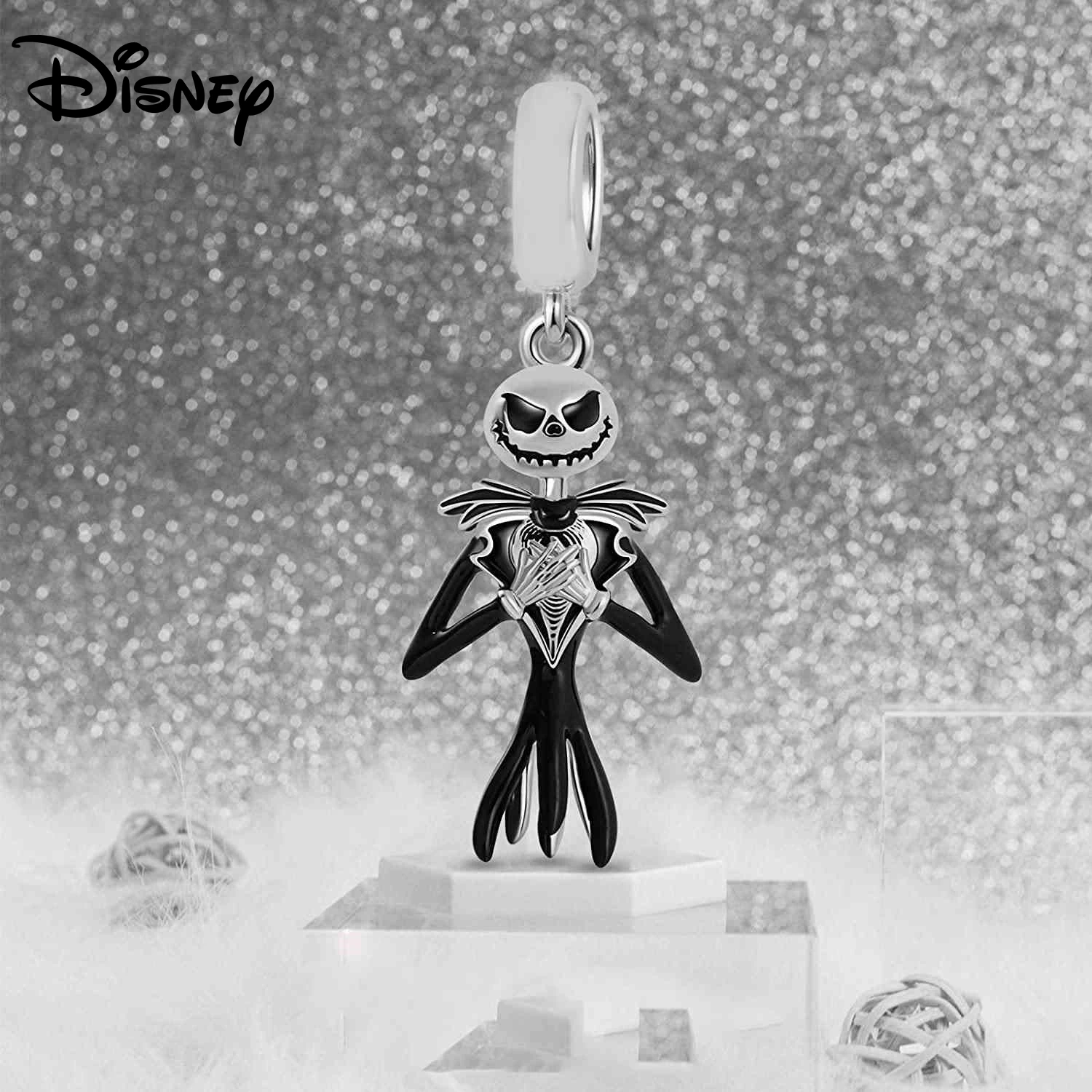 925 الفضة ديزني غرزة الكابوس قبل عيد الميلاد قلادة صالح قلادة سوار الأصلي DIY مهرجان هدايا الحفلات النسائية