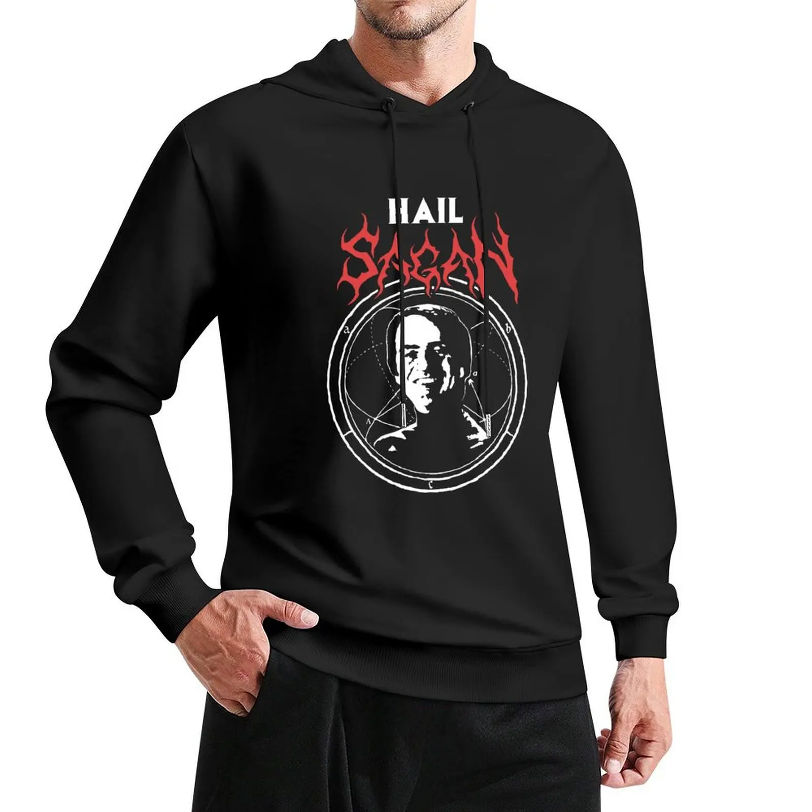 

HAIL SAGAN Pullover Hoodie winter clothes streetwear men korean clothes hoodie man