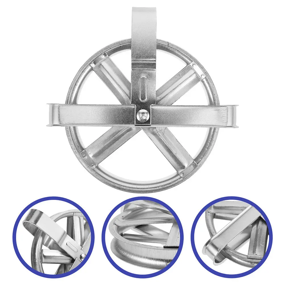 

2Pcs Clothesline Pulley Heavy Duty Weatherproof Metal Rope Pulley Outdoor Use Deep Groove Laundry Drying Line Balcony Garden