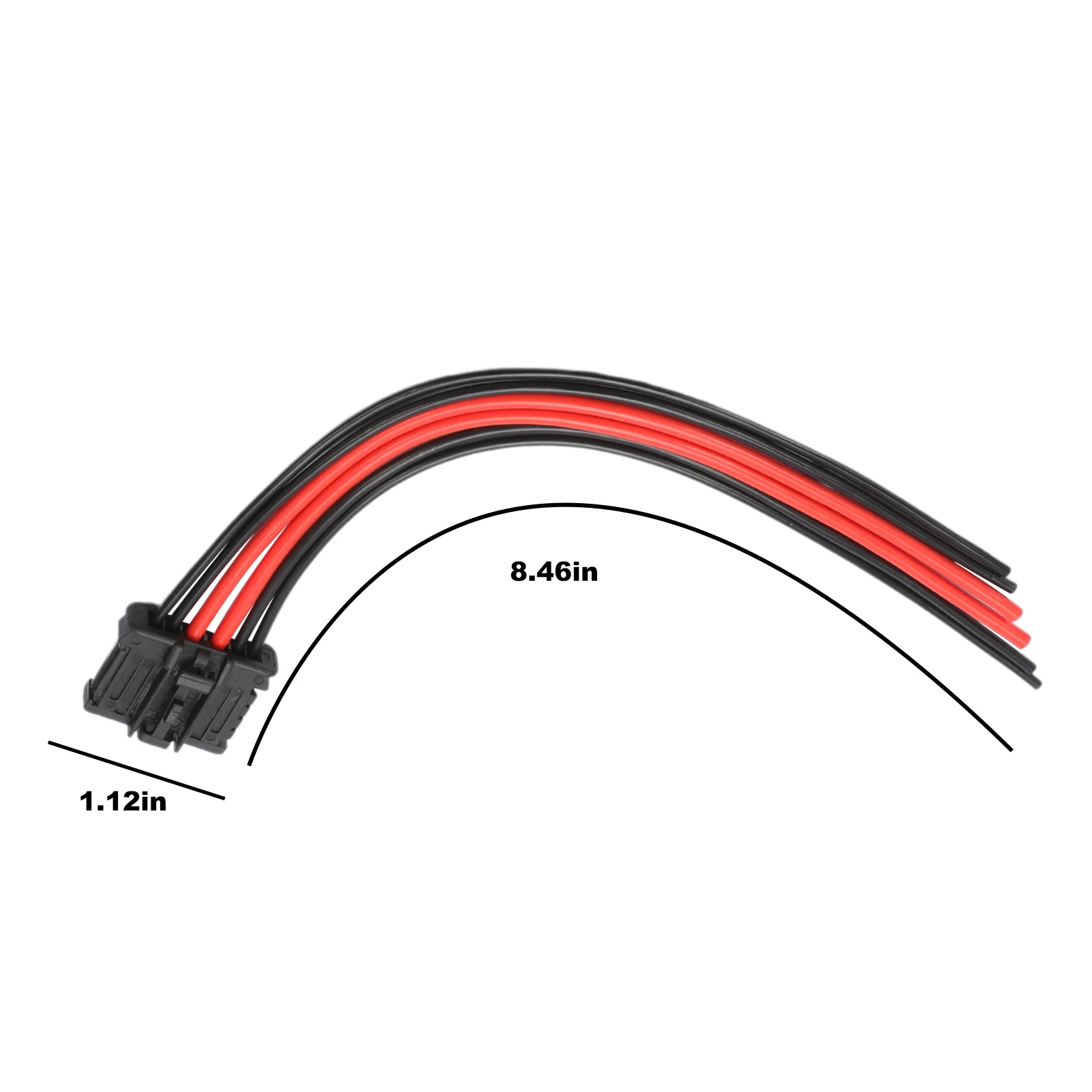 Pack of 2 6 Pin 20 cm Rear Light Cable Set, Rear Light Wiring Harness, 1606248780 Compatible with 206 207 307 308