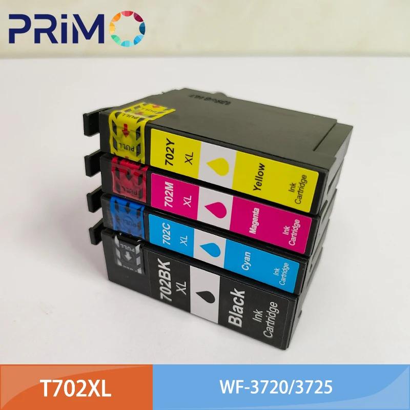 702XL 702 XL T702XL T702 Ink Cartridge Compatible for Epson WorkForce Pro WF-3720 WF-3725 DWF printer