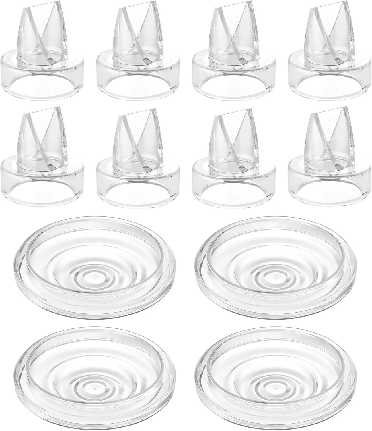 

NEW Duckbill Valves and Silicone Diaphragm Compatiable with S9 Pro/S12 Pro Electric Breast Pump, Breast Pump Parts for momcozy