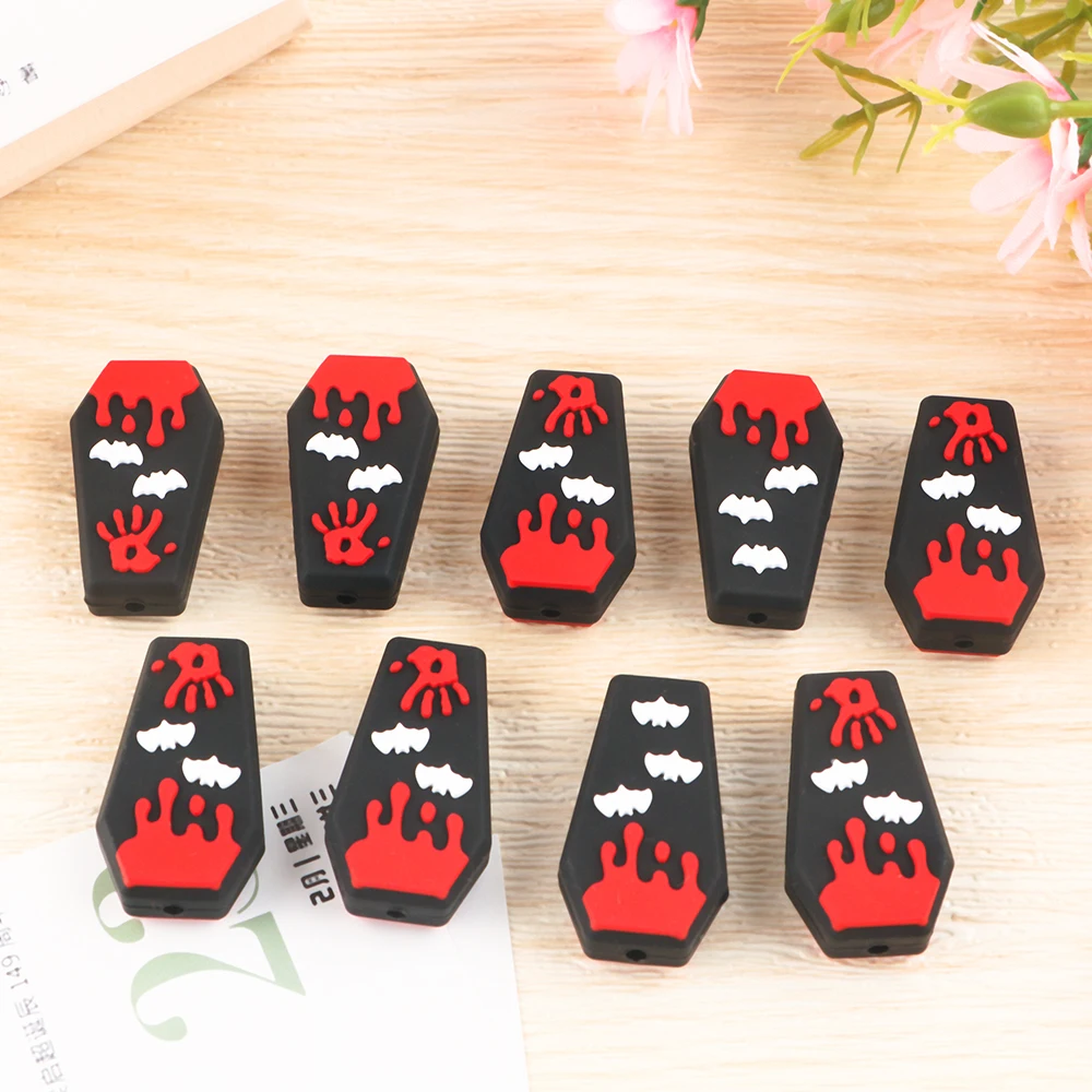 Sunrony 5/10Pcs New Owls Dog Flower Silicone Beads For Jewelry Making DIY Keychain Jewelry Necklace Bracelet Accessories