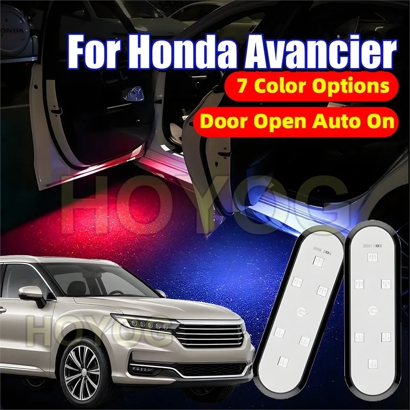 Fit for Honda Avancier 2016-2026 Wireless Car Door Courtesy Light with a Magnetic Sensor and a USB Rechargeable Battery