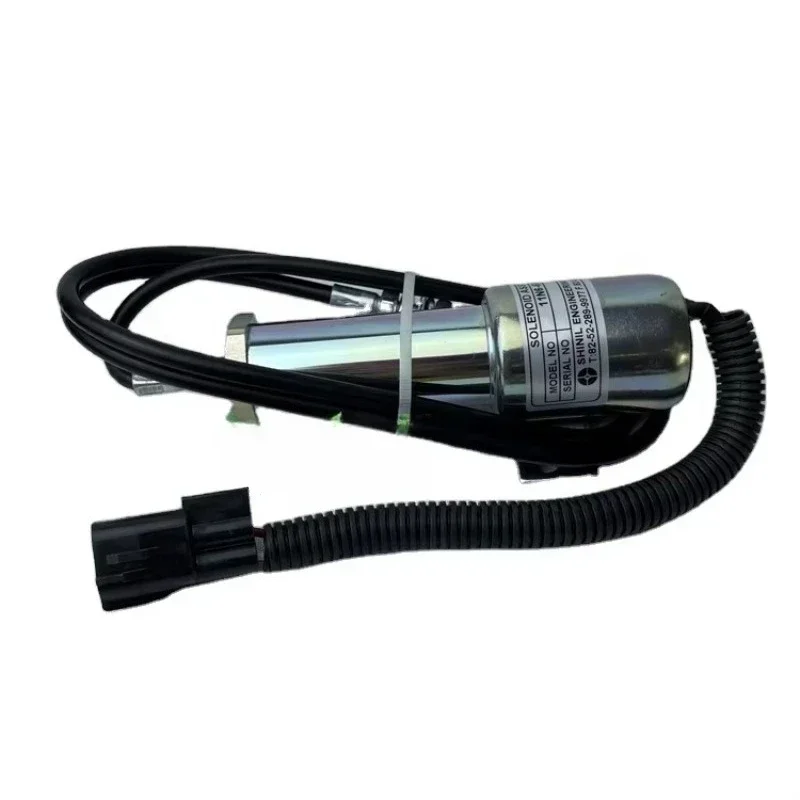 EXCAVATOR Parts 11N6-66090 11N666090 Stop Smc Solenoid Valve 24V For H YUNDAI R220-9 Solenoid Motor