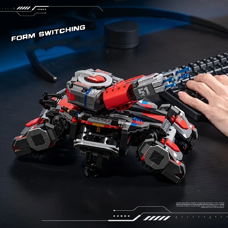 MOC Technische Starcraftes Vechter Siege Tank Gepantserde Robot Model Bouwstenen War Machine Montage Bricks Speelgoed Kinderen Geschenken