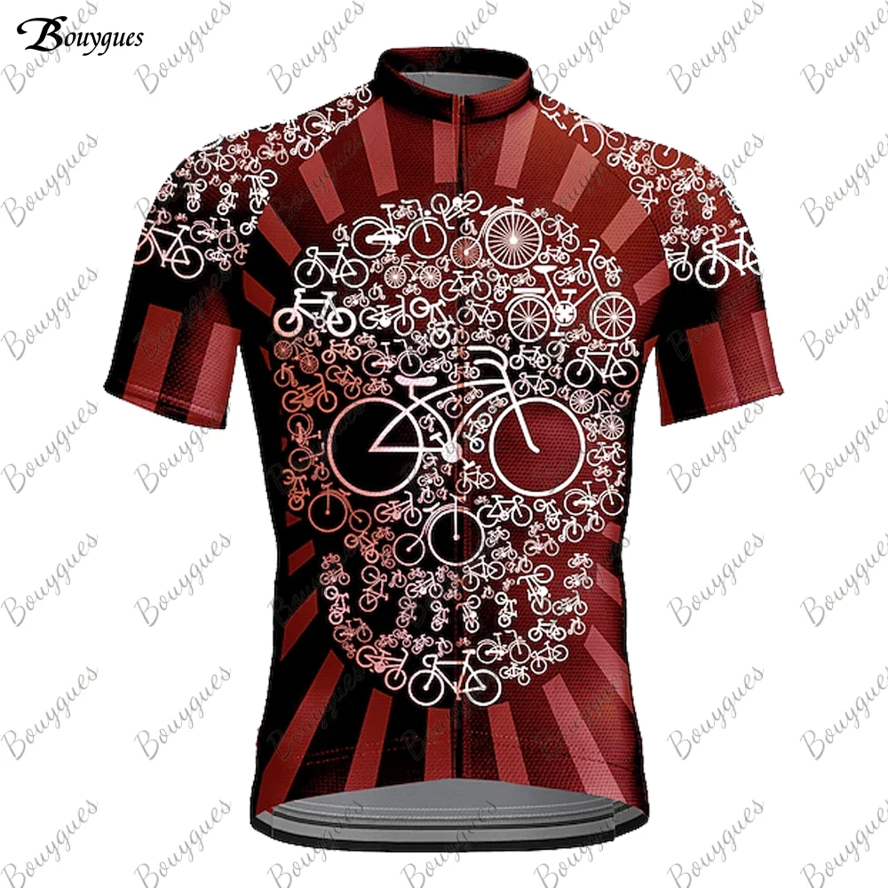 2023 Skull Cycling Jersey Men MTB Maillot Shirts Bicycle Clothing Mountain Bike Men\'s T-Shirt Wear Summer Outfit Clothes Jumper