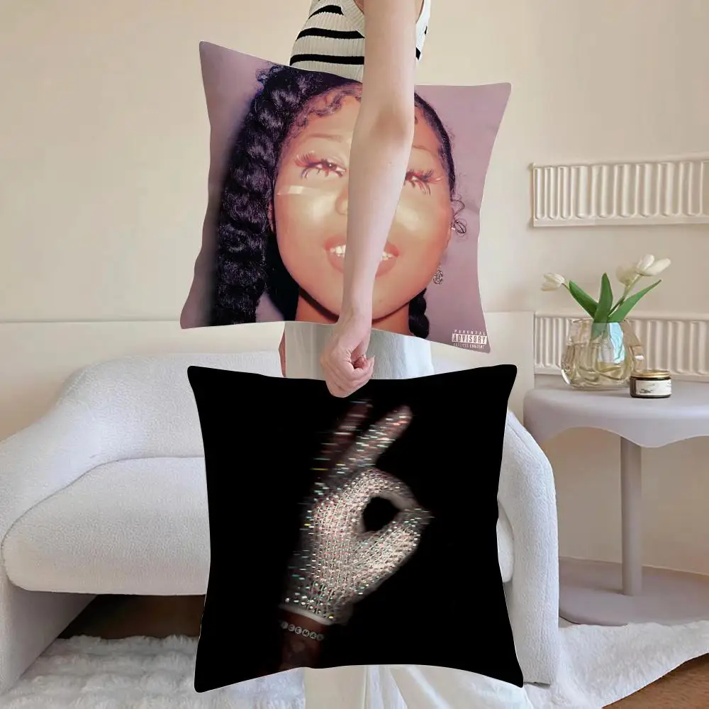 Famous Rapper D-DrakeS Cushion Cover Comfortable Reversible Pillow Cover Ideal for Car Sofa Bedroom & Beyond