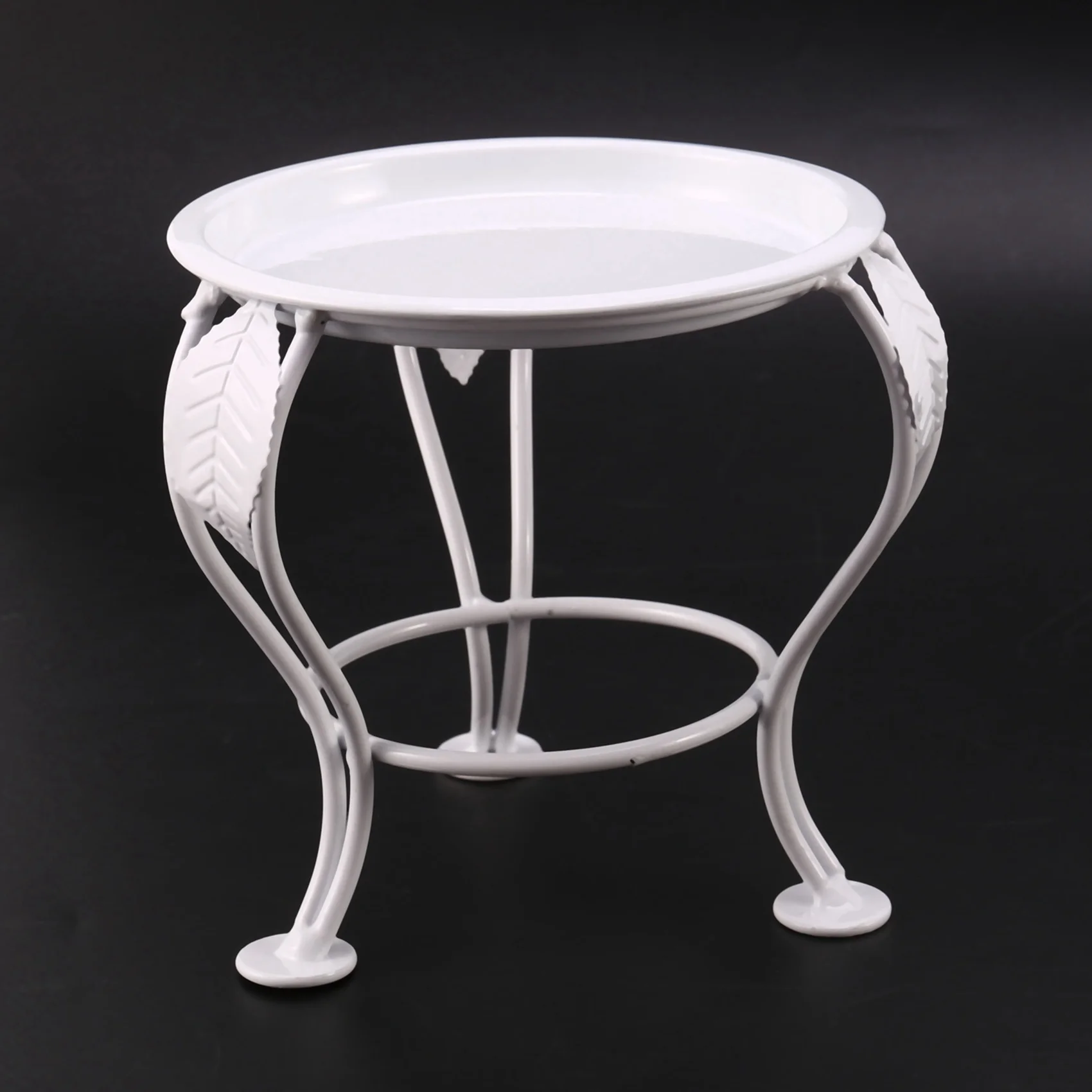 

A50U 2X Iron Small Pot Stand Flower Stand Plants Stand Outdoor Indoor Succulent Pot Holder For Bedroom Garden
