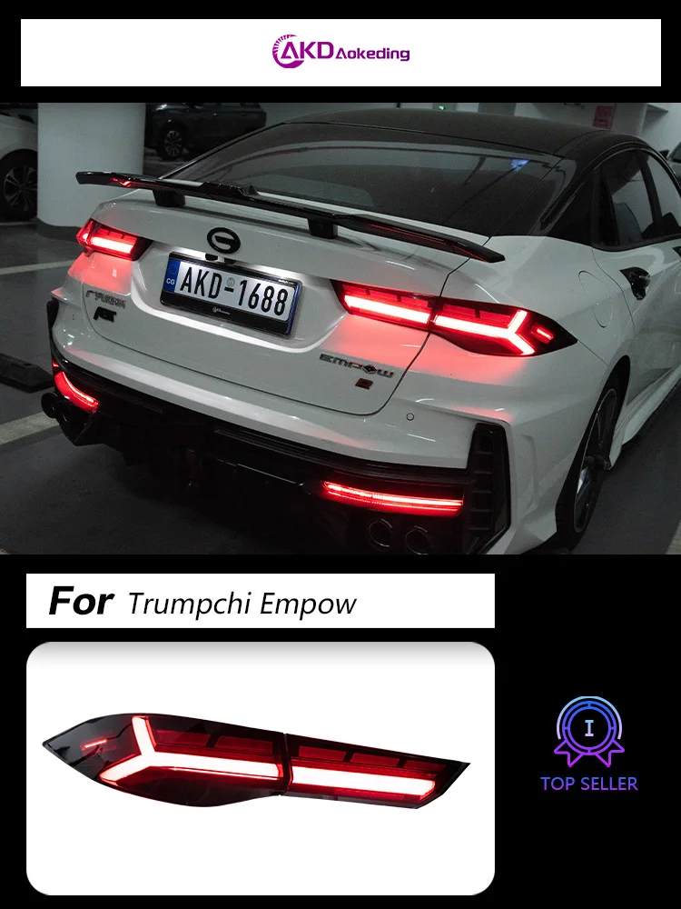 For GAC Trumpchi Shadow Leopard tail light assembly Shadow Leopard R modified Lamborghini water steering LED brake