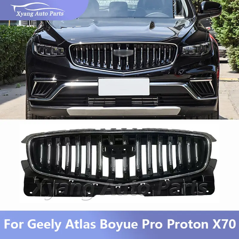 Kühlergrill Medium Net für Geely Atlas Boyue Pro Proton X70 Frontstoßstangengrill Maske Racing Grills