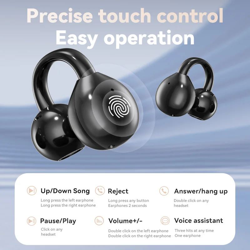 Choice MZYMI M100 Open Ear Gaming Earphones Sport Wireless Earbuds TWS Headset Hifi Sound Headphones With Mic For Android IOS