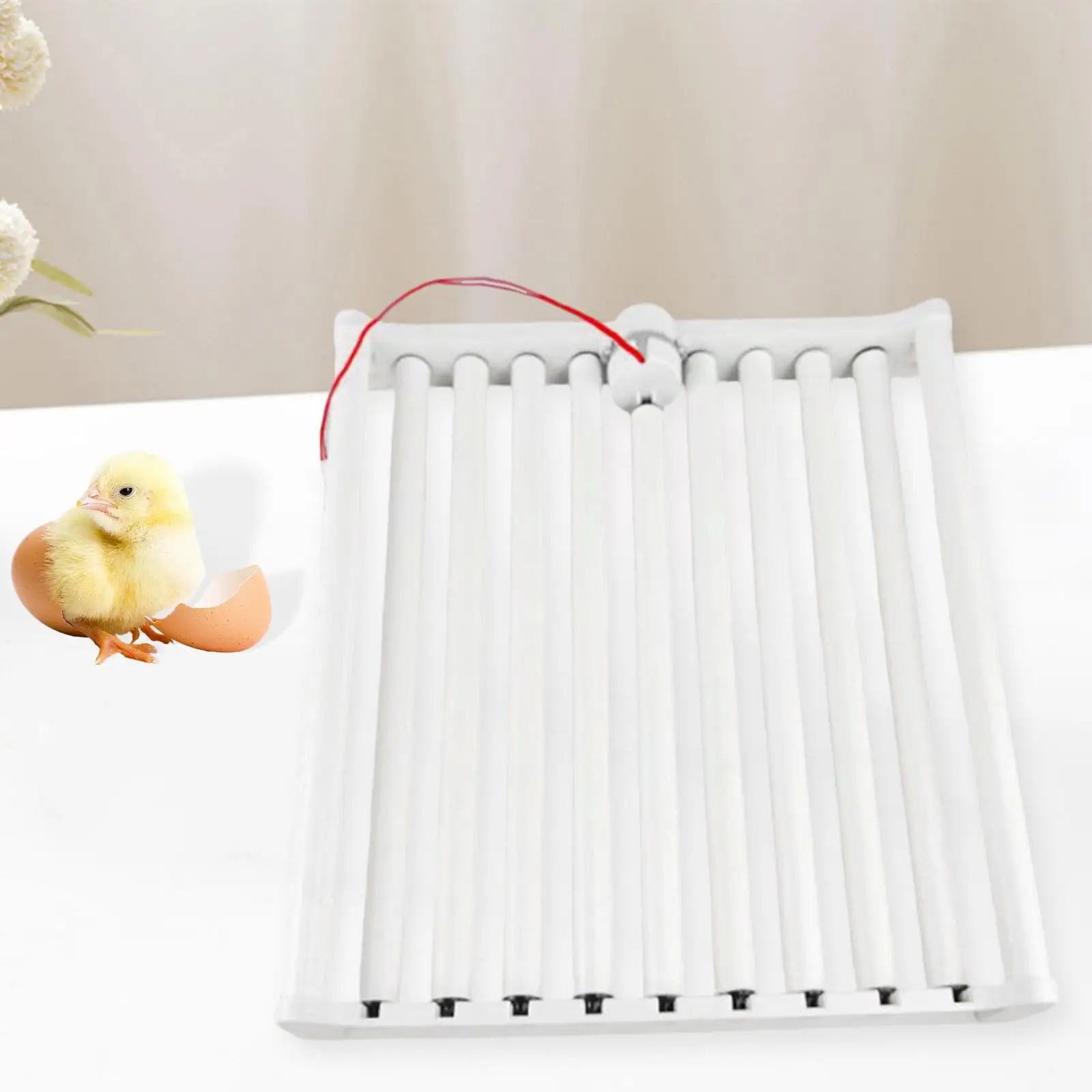 Automatic Egg Turner Hatching Machine Egg Hatcher Lightweight Multifunctional Rolling Egg Holder 110V Egg Incubator for Goose