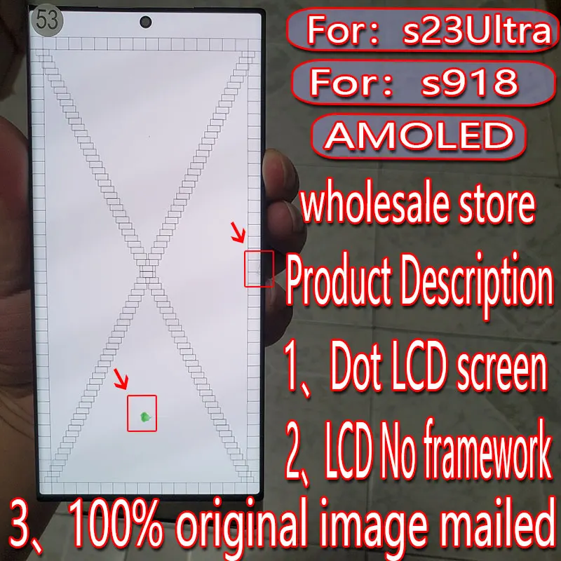 Suitable for Samsung Galaxy s21ultra LCD screen s21u touch screen g998 g998b digitizer display