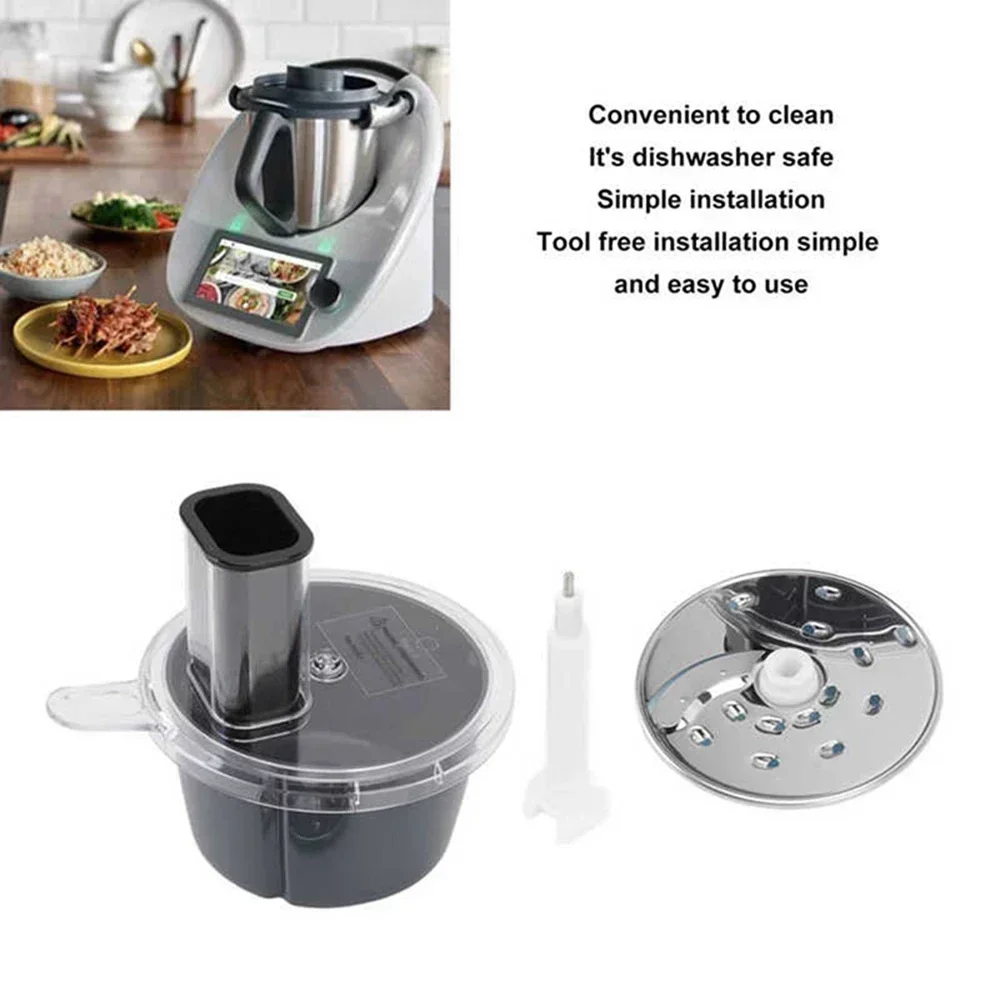 Kitchen Thermomix TM6 and TM5 Accessories Vegetable Cheese Cutter for Radish Slicing and Sweet Potatoes Food Processor Container