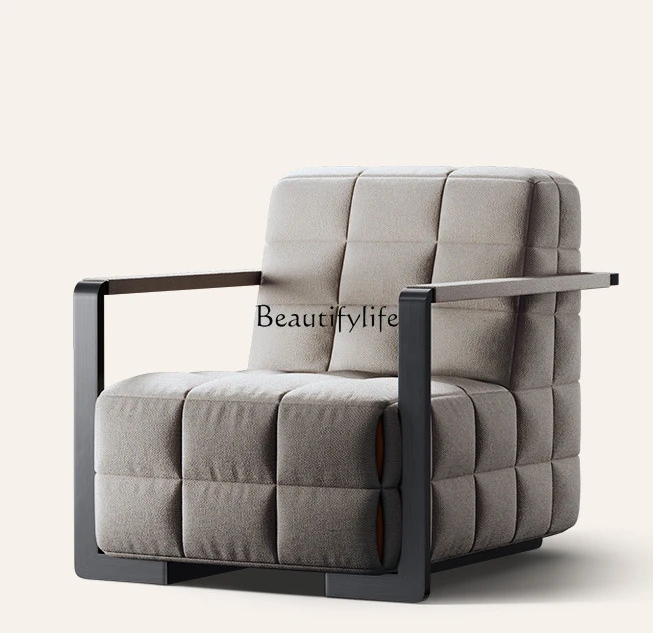 Fabric Single-Seat Sofa Chair Italian Leisure Sofa Chair