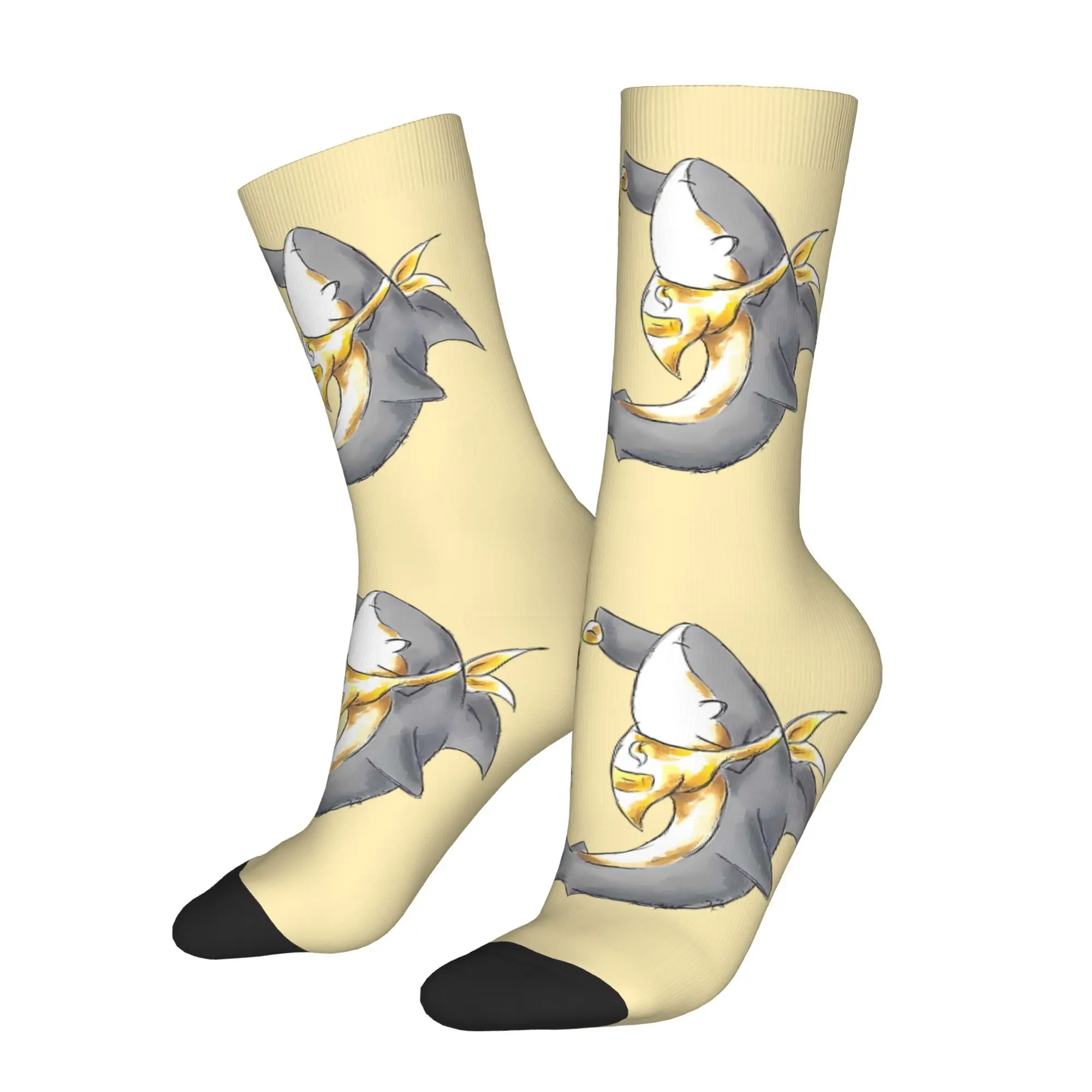 

Hot Lobster Roll Lover Sock Printed Man Polyester Fashion