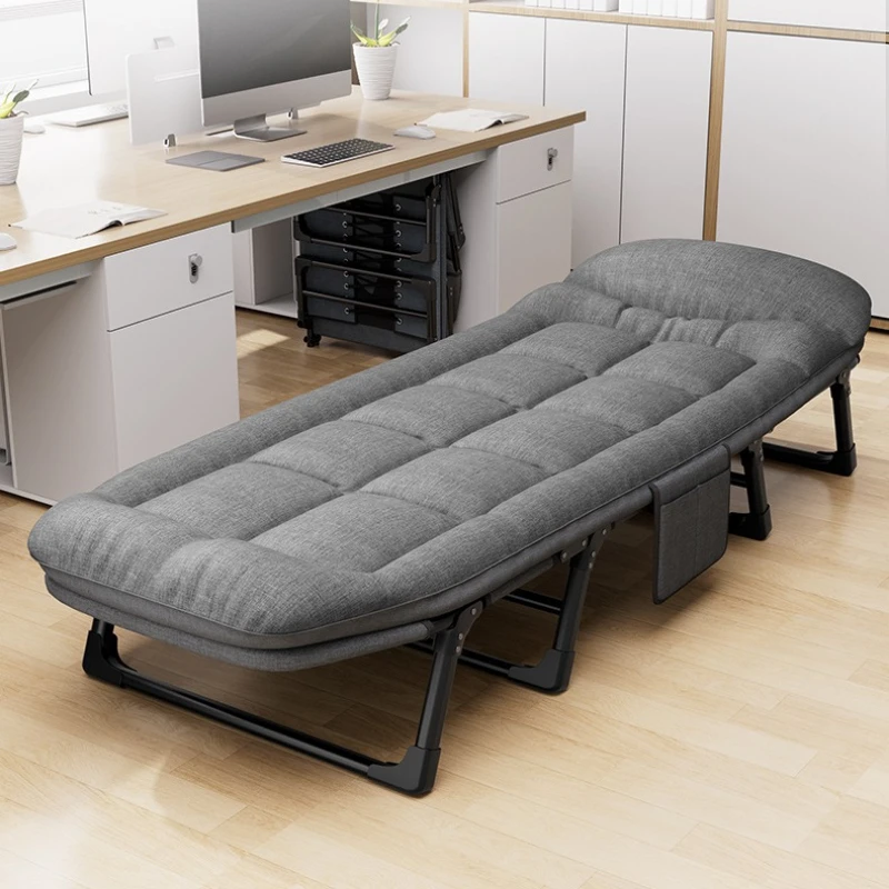 multifunctional portable folding bed single simple space saving bed Lunch break stable bases e armações de cama room furniture