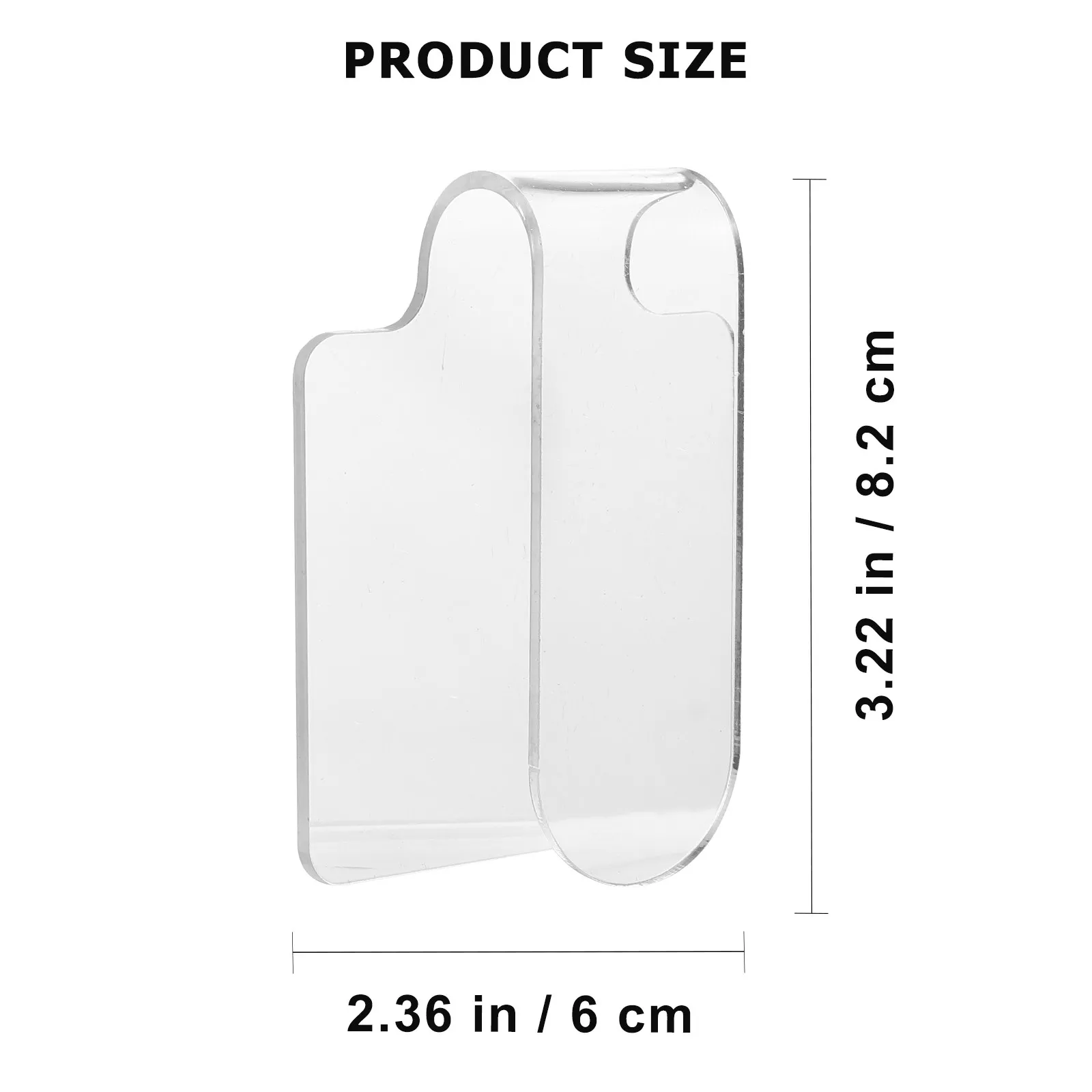 2Pcs Clear Acrylic Hand Makeup Palettes Easy Wipe Portable Ergonomic Design for Custom Shade Creation Skin Tone Matching Makeup
