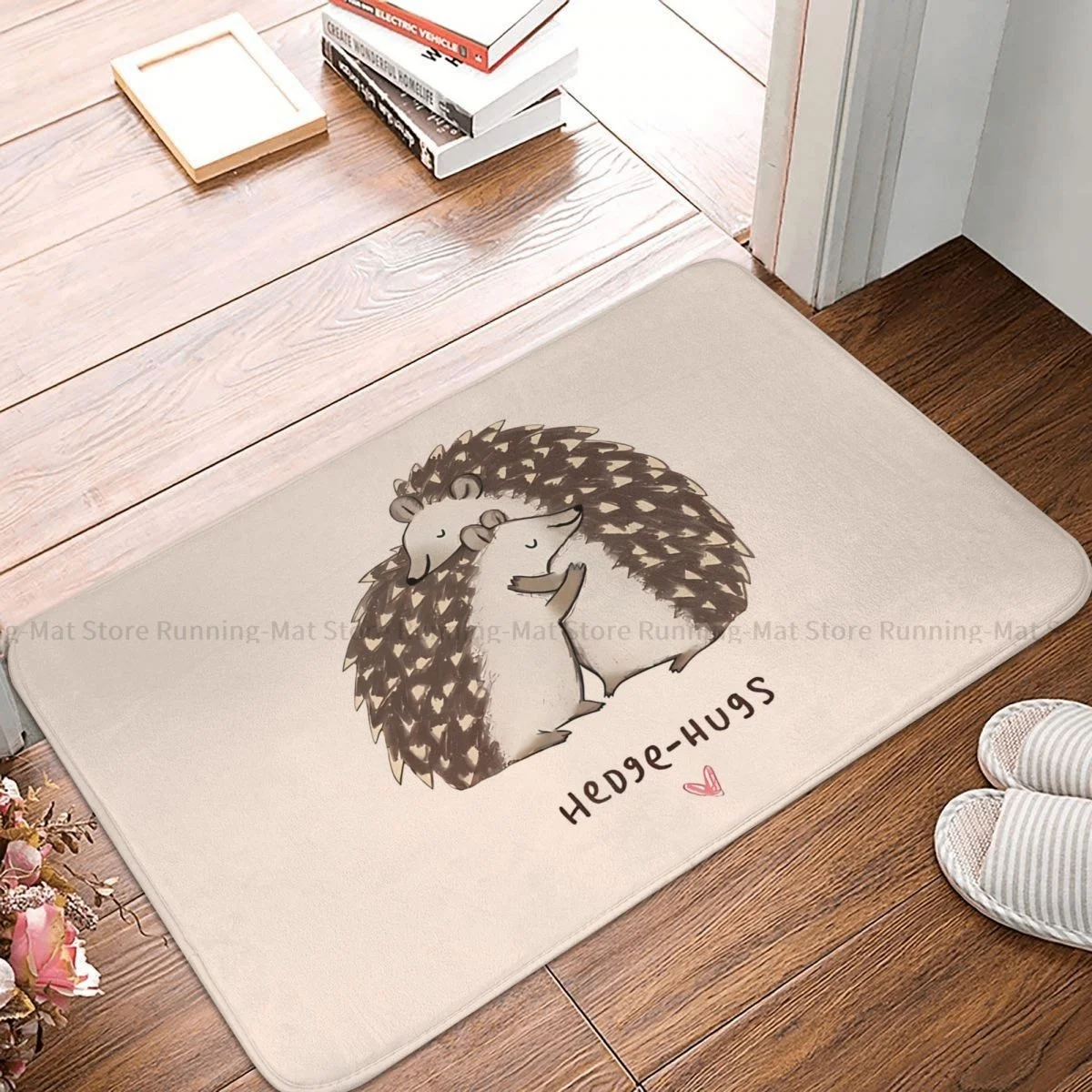 Hedgehogs Cartoon Animal Bath Non-Slip Carpet Special Living Room Mat Welcome Doormat Floor Decoration Rug