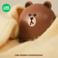 Line Friends Brown Cartoon Hair Ball Trimmer Portable Compact Rechargeable Shaving Clothes Household Hair Ball Remover Artifact