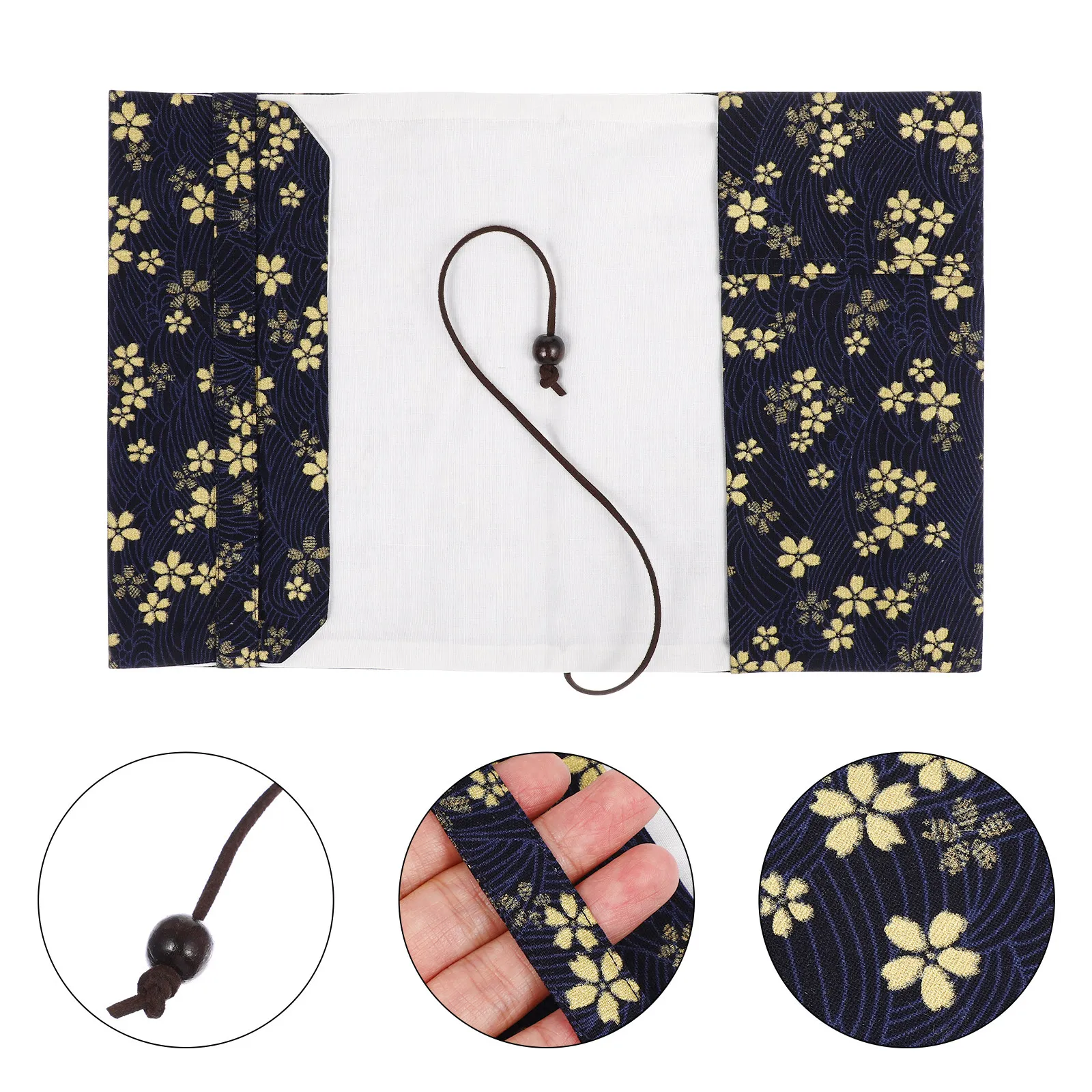 Cloth Book Cover Handmade Ornamental Protective Book Sleeve for School Student Exquisite Decorative Protector Creative Cover