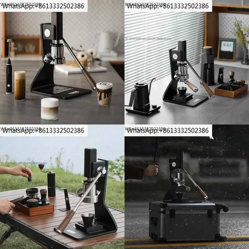 Manual Lever Espresso Maker 58mm Professional Variable Pressure Espresso Machine Portable Camping Home Coffee Maker