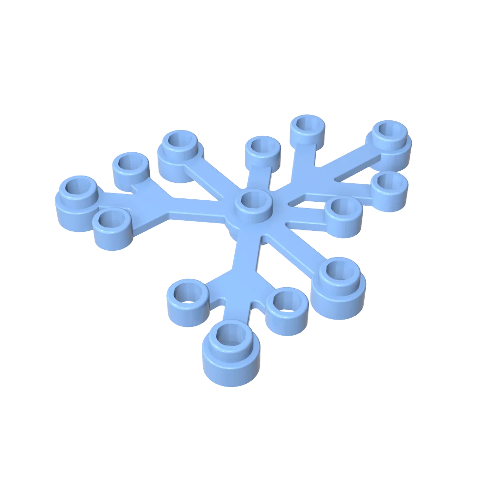 Gobricks Bausteine GDS-1437 Pflanzenblätter 6 x 5, kompatibel mit Lego 2417, DIY-pädagogisch für Kinder