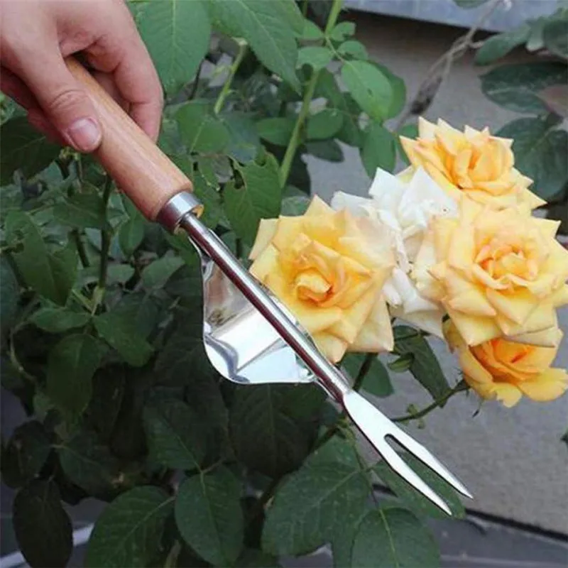 Estrattore di erbe infestanti portatile in alluminio estrattore di radici artiglio Weeder manico lungo Stand Up Weed Puller manuale giardino prato strumento esterno Killer
