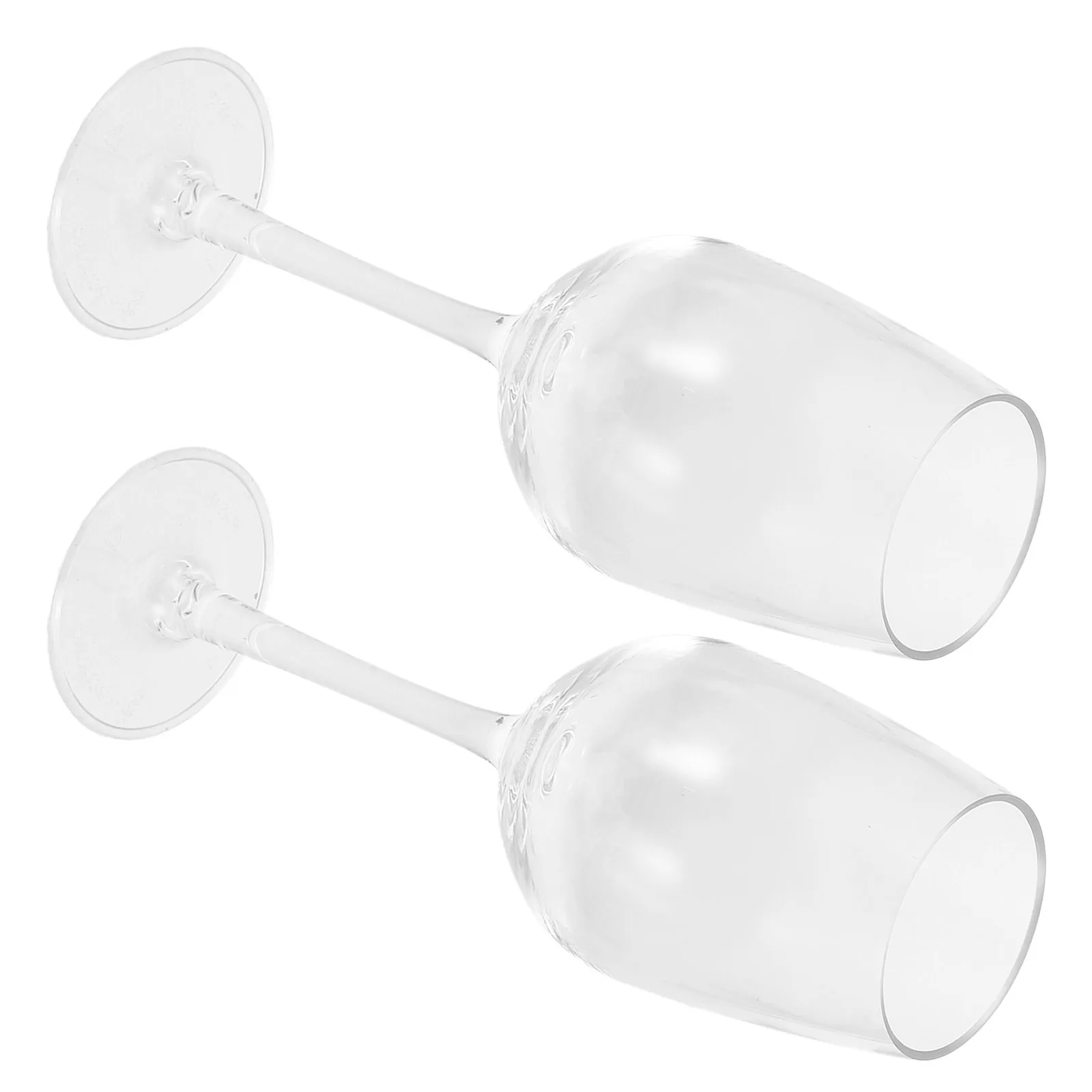 

2Pcs Floating Wine Glasses Unbreakable Pool Party Cups Beach Outdoor Use Unique Drinking Glasses Wine Cup