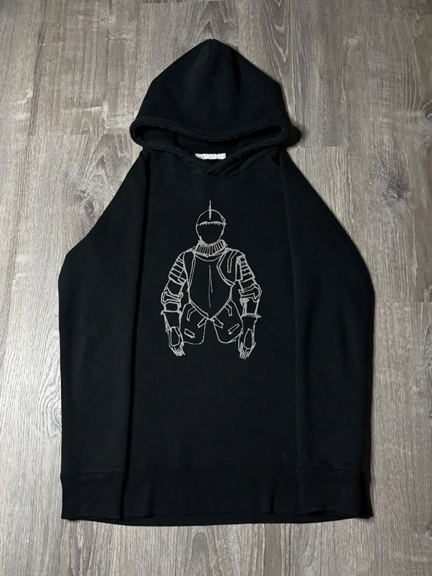 

Спортивная толстовка NumberNine Sle Knight с капюшоном, хлопковая, дышащая, эластичная, повседневная, для студентов и C...