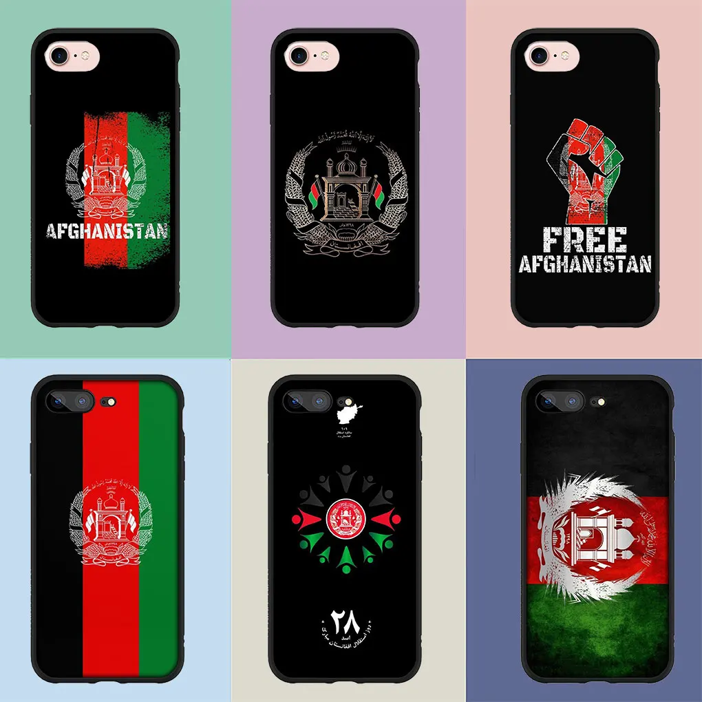 Afghan Afghanistan Flag Cover Phone Casing for iPhone 16 15 14 13 12 Pro X XR XS Max 8 7 Plus + 15+ SE Soft Case