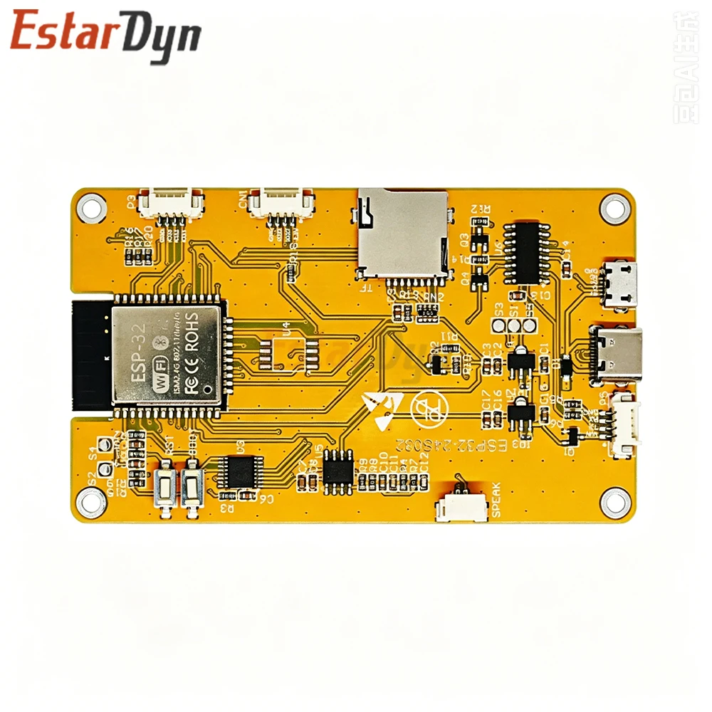 Estardyn ESP32 3.2 Inch TFT Touch Display Development Board 240x320 Type-C WROOM LVGL HMI Screen Module for Embedded DIY