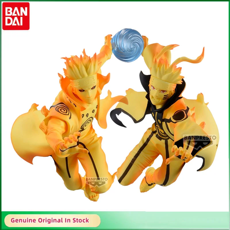 

Bandai Original NARUTO SHIPPUDEN A/B GIGO Uzumaki Naruto Action Figure Model Hobbies Collectible Desktop Ornaments